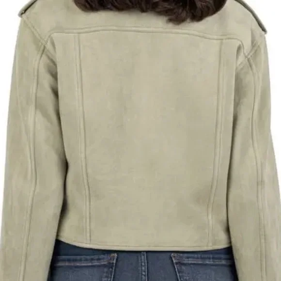 Jackie Kut from the Kloth Sage Faux Suede Moto Jacket - Picture 2 of 7